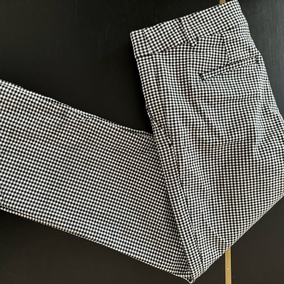 NWOT LOFT Riviera Slim Pants in Gingham. size 4. Washed, but never worn - Picture 4 of 6